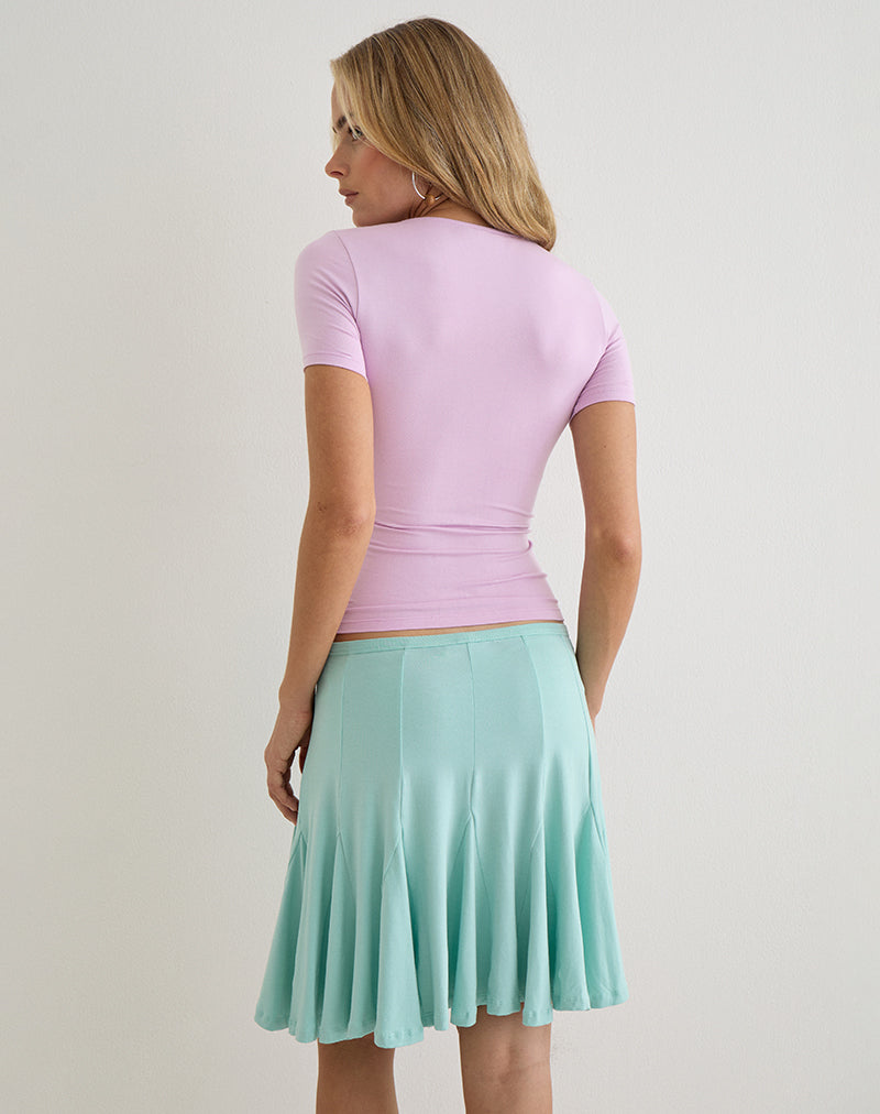 Image of Lobos Top in Rayon Jersey Lavender