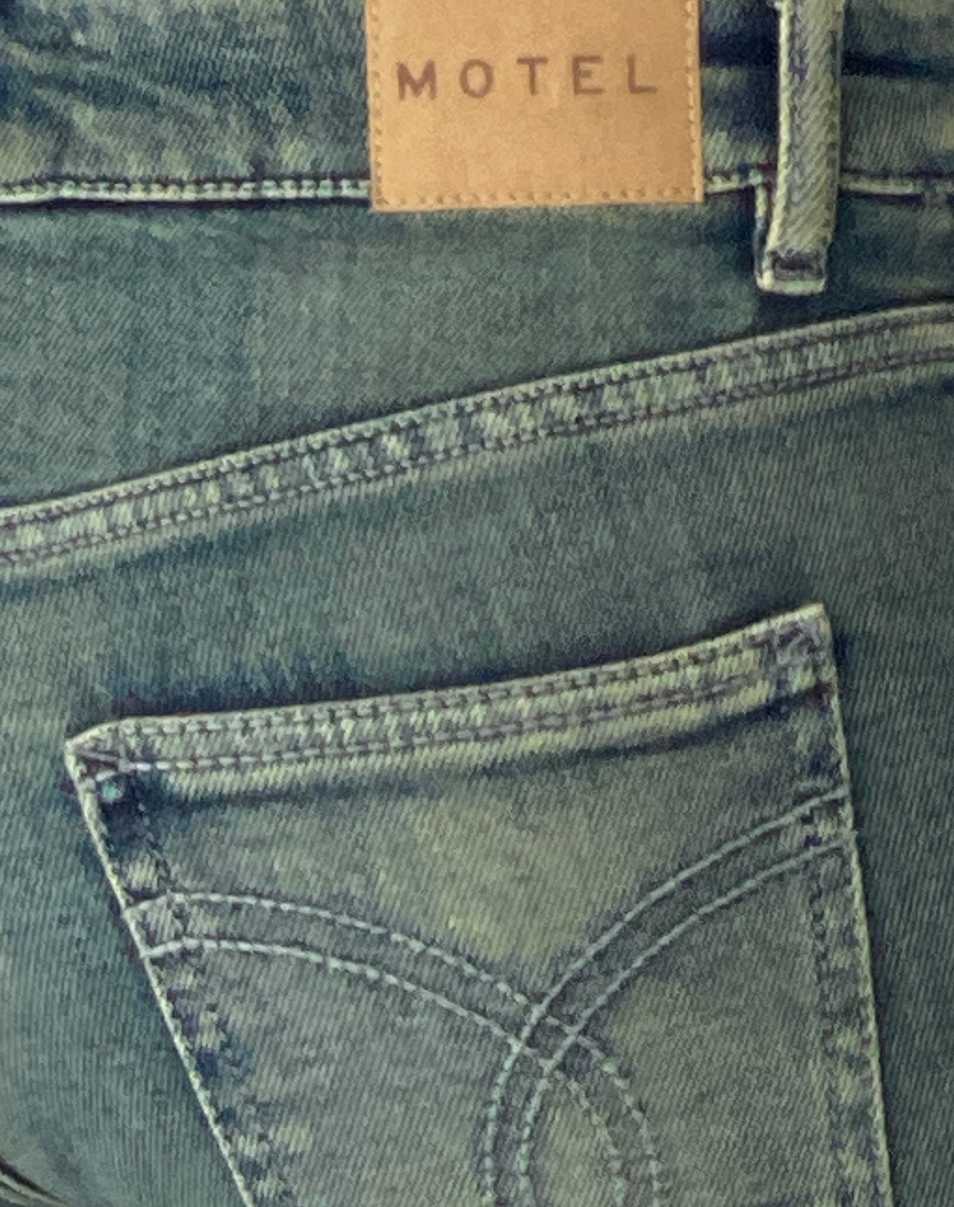 Vintage Flare Jeans - Washed Green – N V L T Y