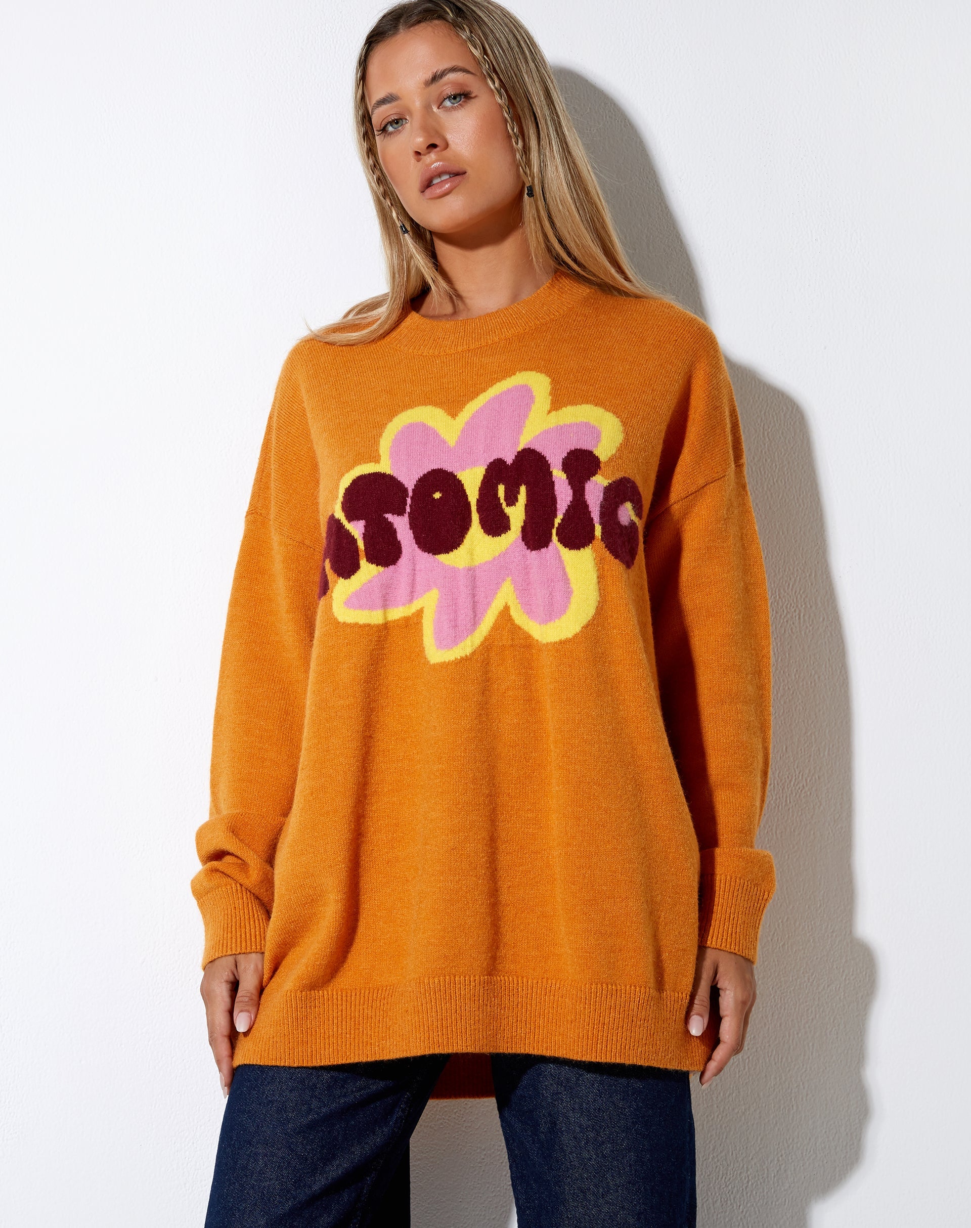 image of Lulees Jumper in Orange Atomic