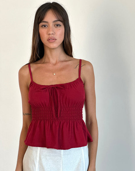 トップス the red thread S layered camisole 1 THEREDTHREAD / ザレッドスレッド】S layered camisole 1