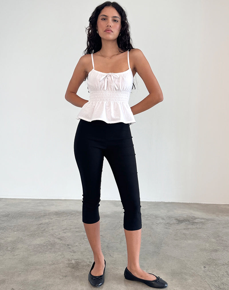 TUBULAR KNITTED TANK TOP - IVORY