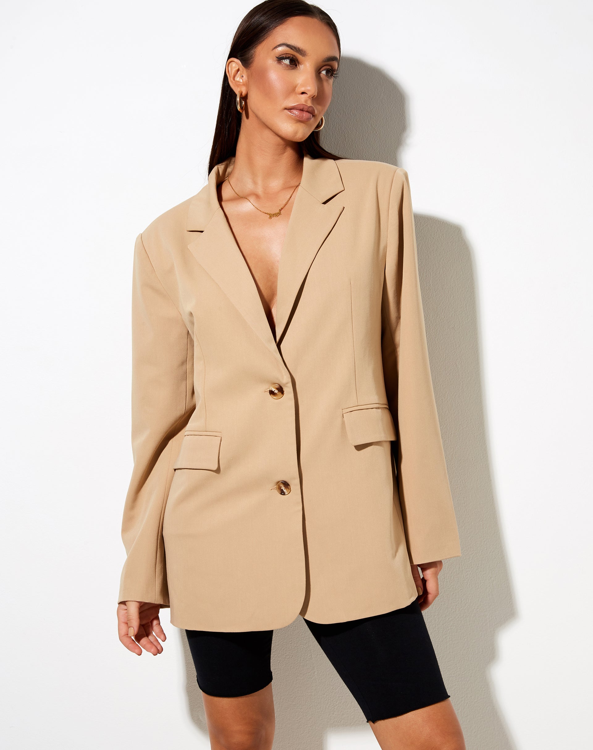 Image of Maiwa Blazer in Tan
