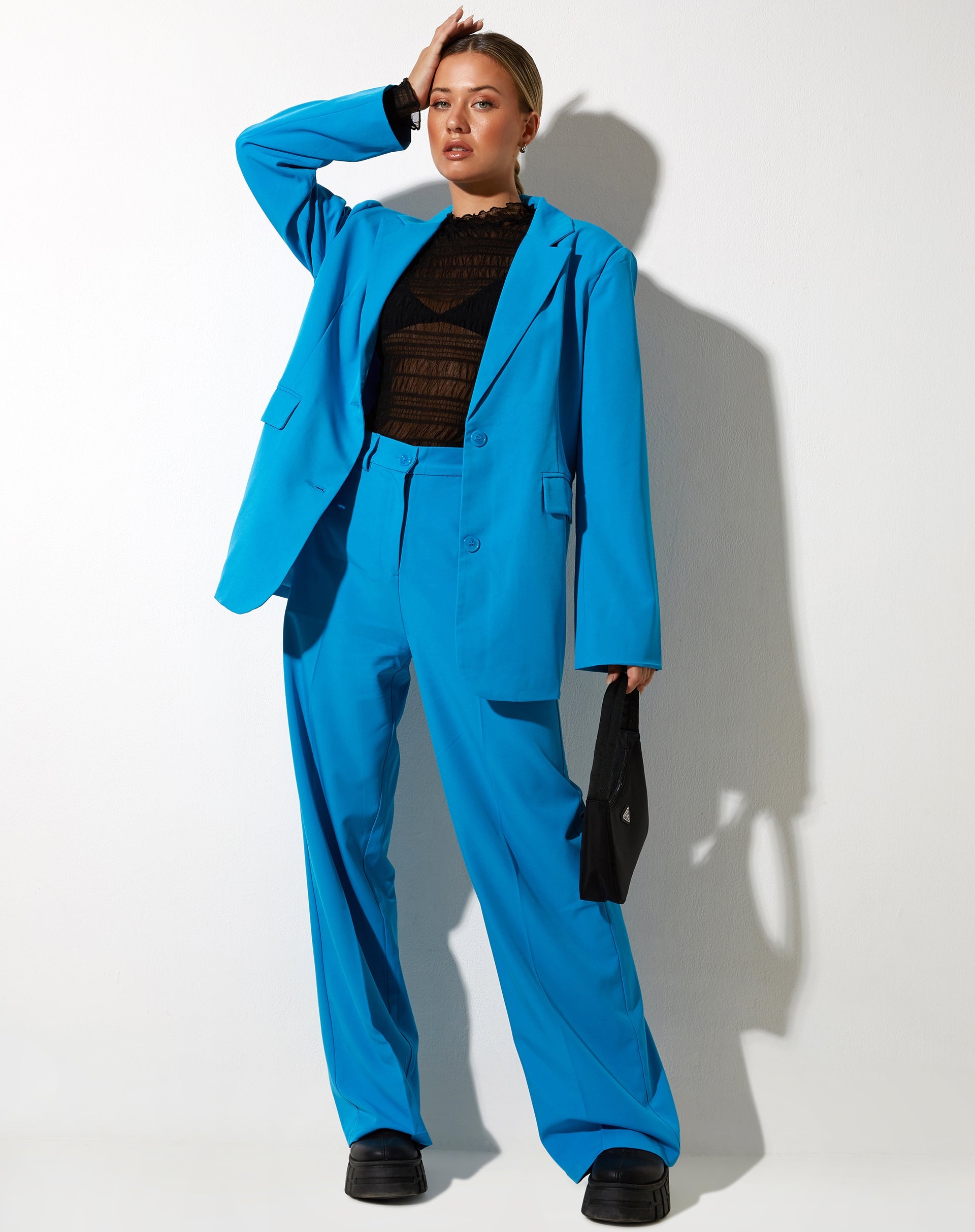 image of Abba Trouser in Tailoring Blue