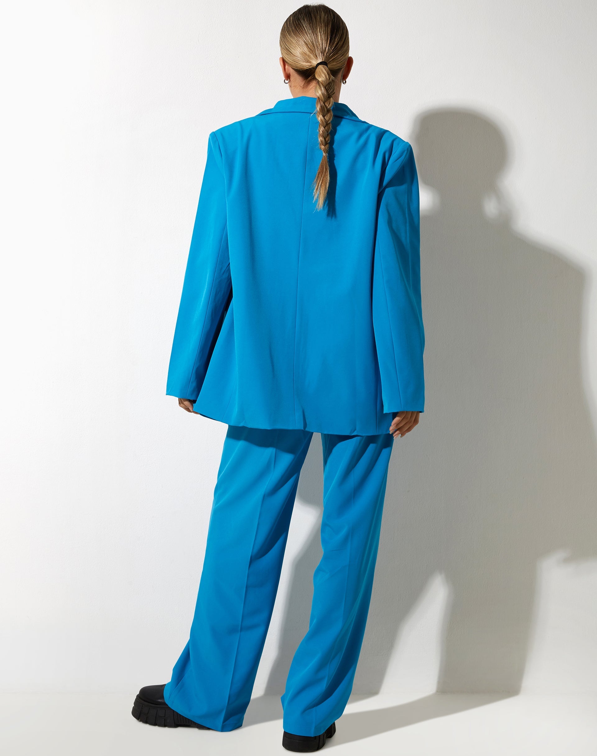 image of Maiwa Blazer in Tailoring Blue