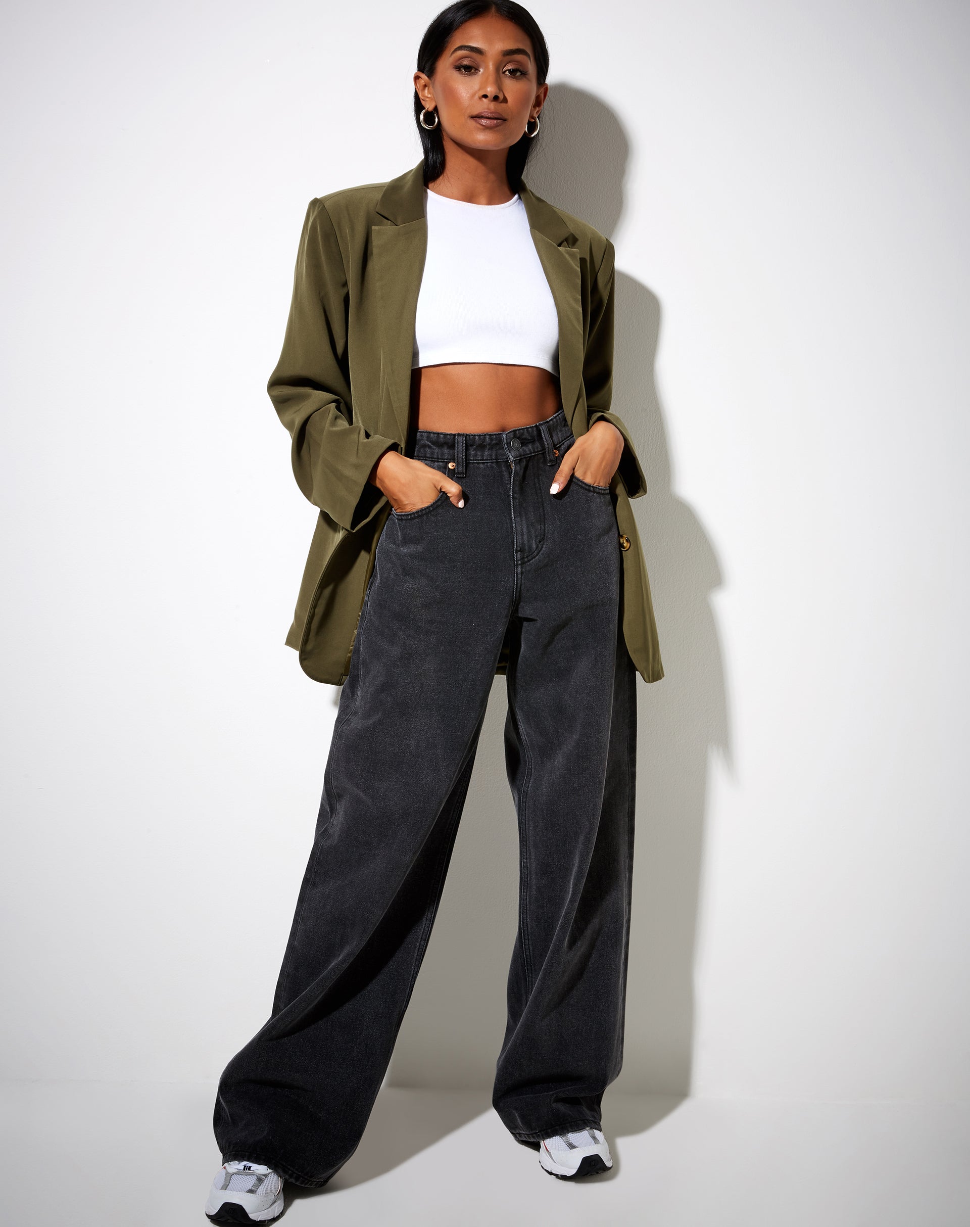 Image of Maiwa Blazer in Khaki