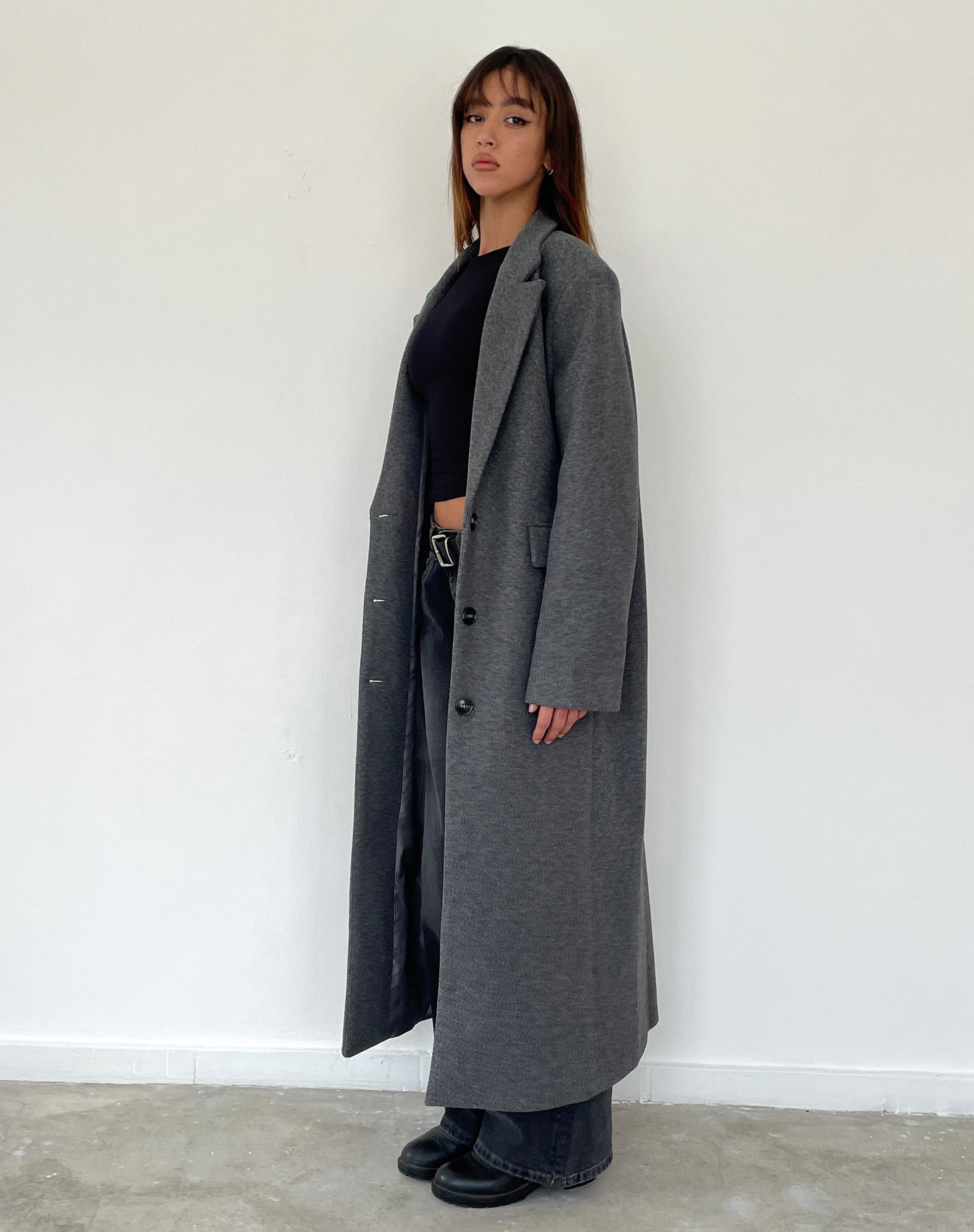 Tall Men's Robe in Charcoal S/M / Tall / Charcoal