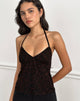 Image of Malory Plunge Top in Oversize Jaguar Brown
