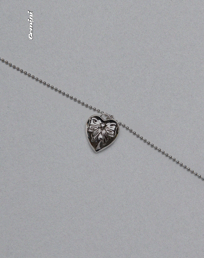 Image of Matilda Silver Heart Necklace