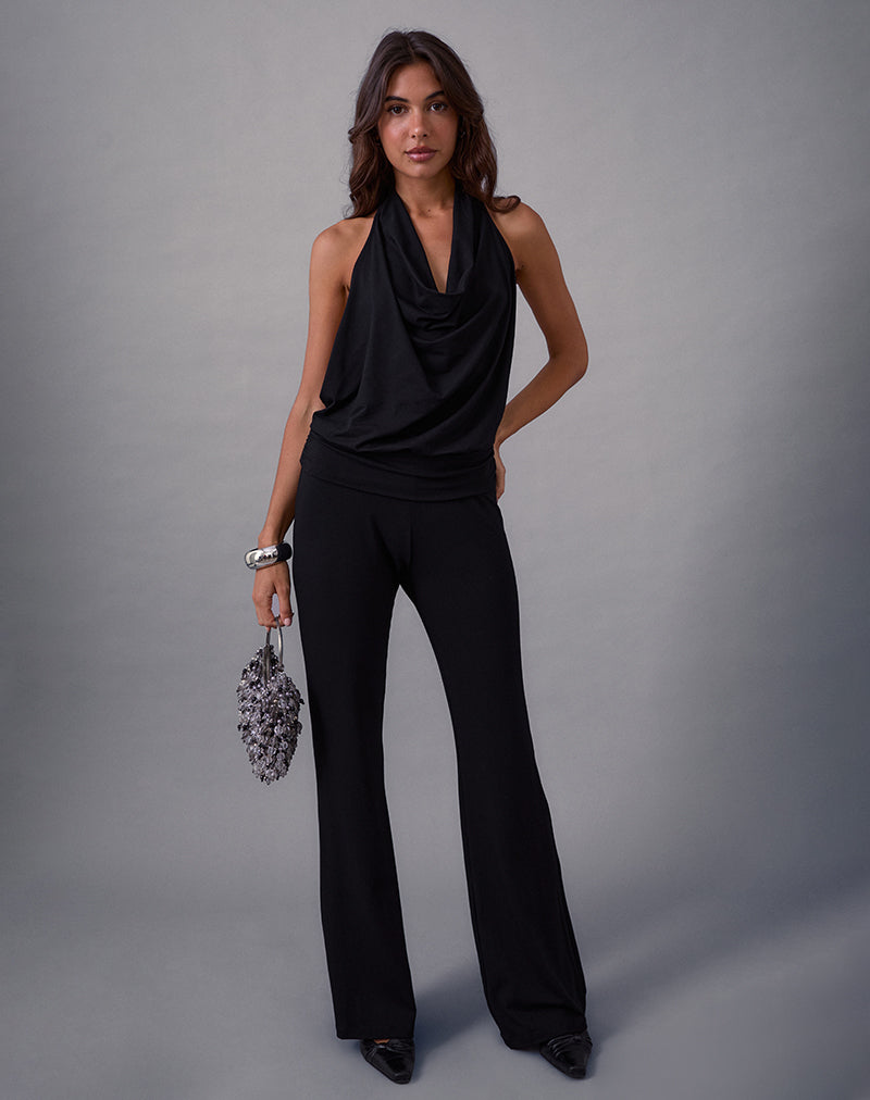 Image of Mayla Backless Jumpsuit in Black