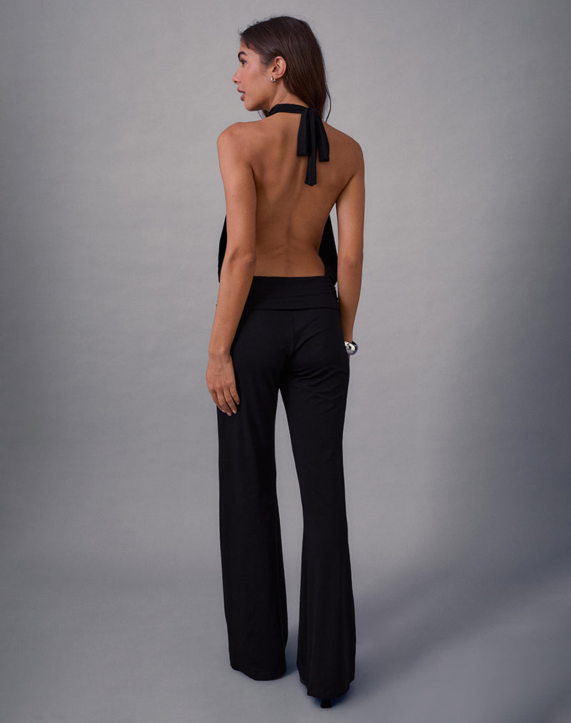 Image of Mayla Backless Jumpsuit in Black