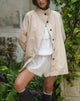 Image of Saipul Oversize Jacket in Beige