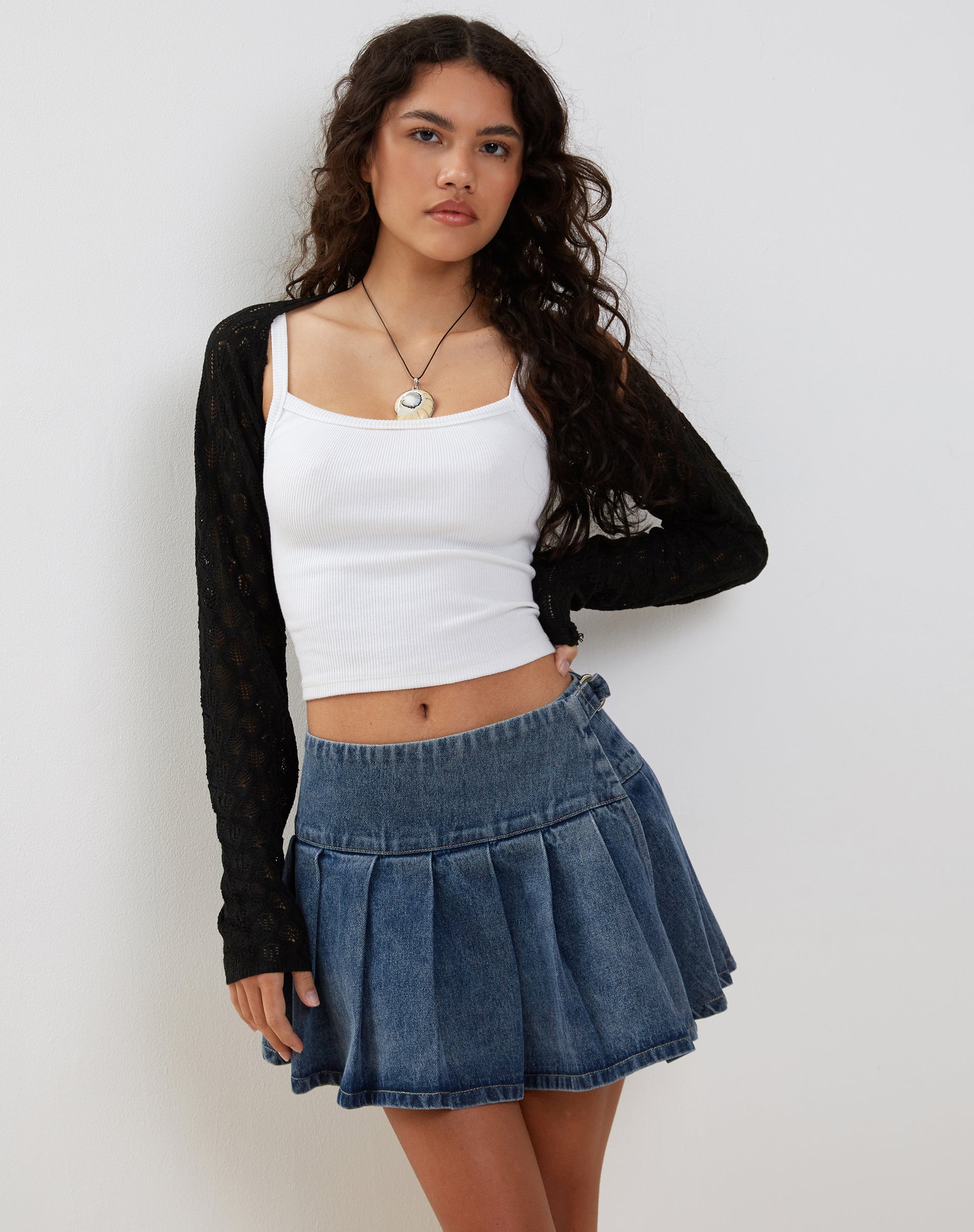 Cropped on sale shrug cardigan