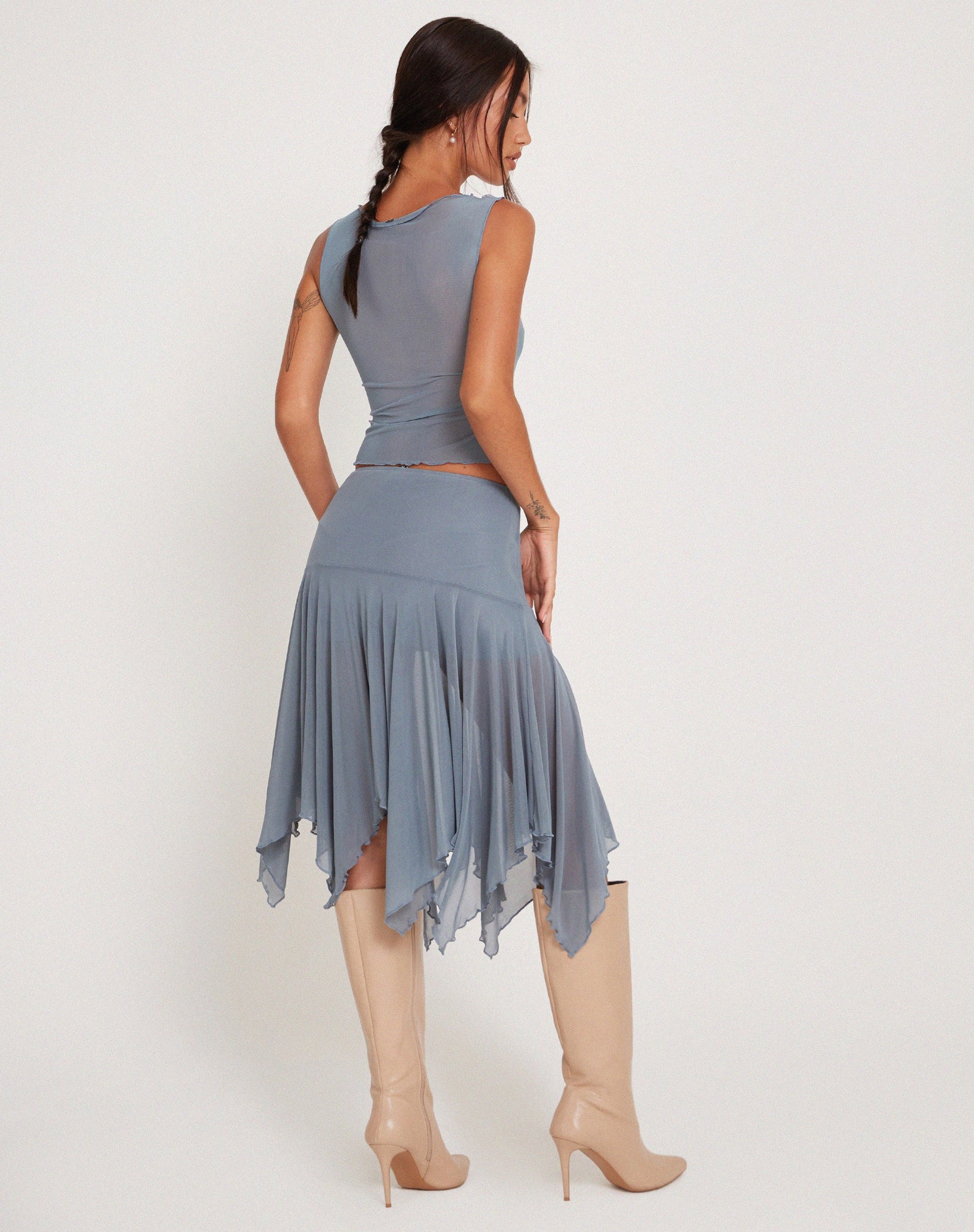 Louis Vuitton Skirts Blue Cotton ref.550348 - Joli Closet