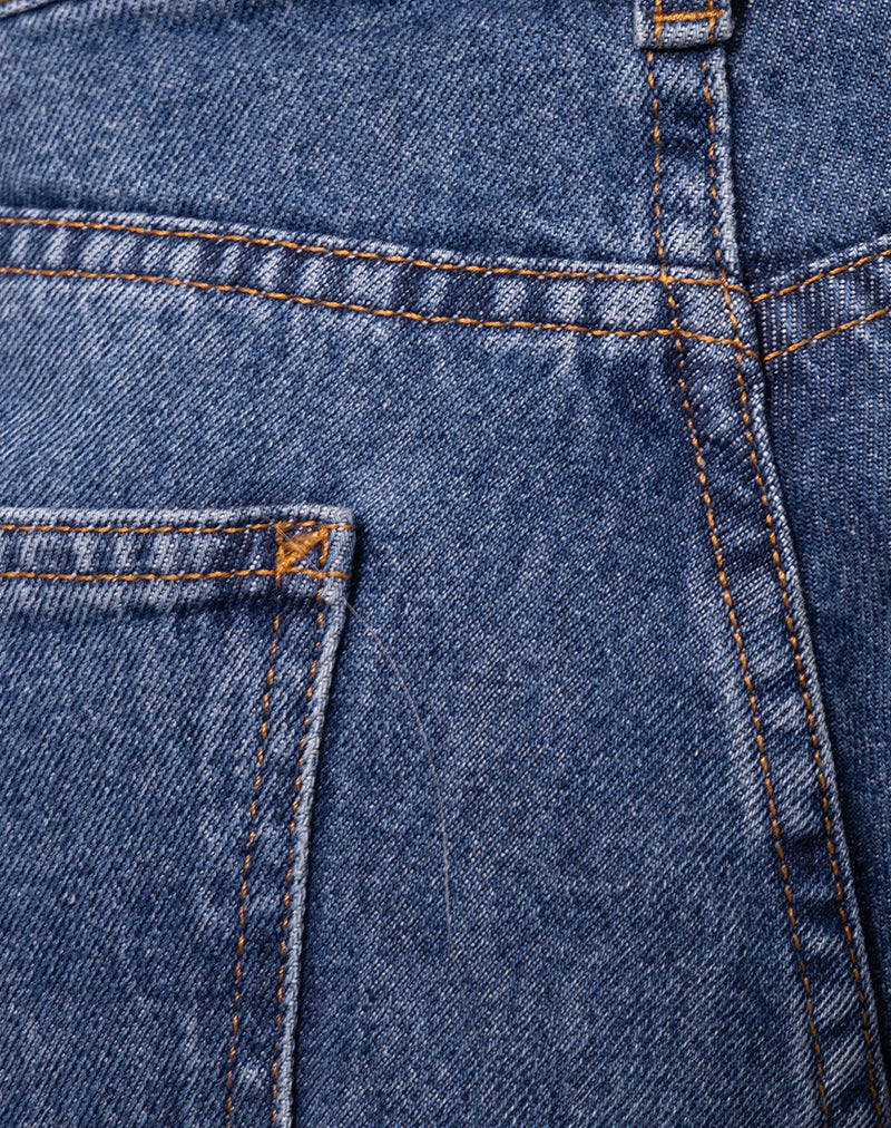 Cecil denim Toronto mid blue wash 376494 10284