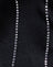  Crepe Black Hotfix Diamante
