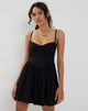 Image of Nanisa Mini Dress in Black