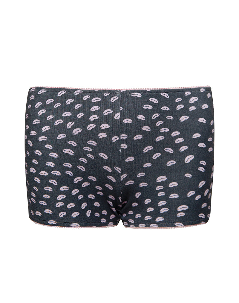 Black Lips Print Shorts | Kichi – motelrocks-com-us