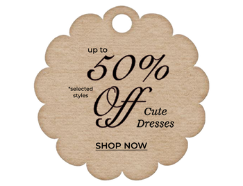 UP TO 50% OFF CUTE DRESSES