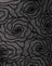 Black Abstract Flower Flock