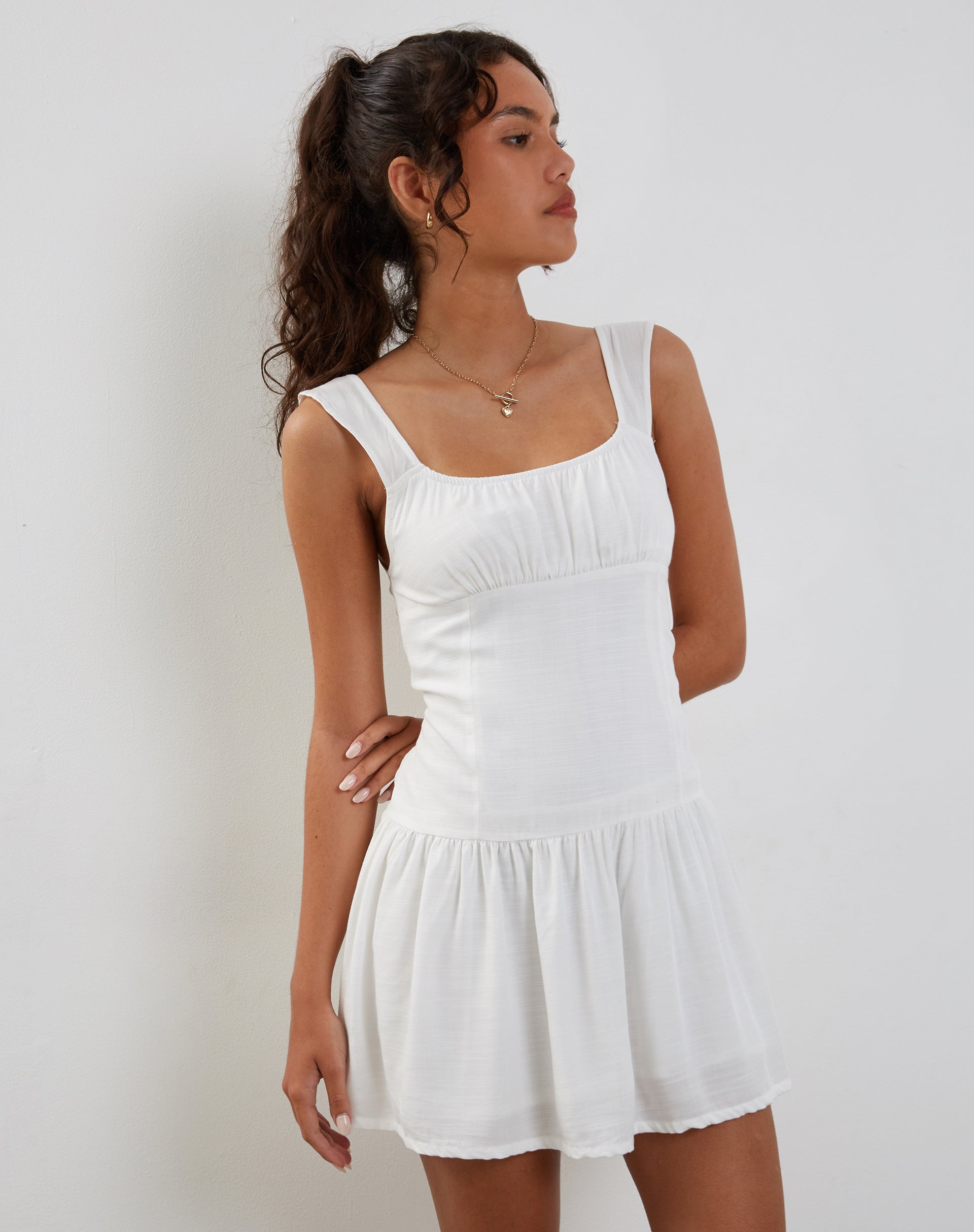 White Mini Dress | Nihao – motelrocks-com-us