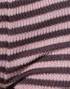  Knit Stripe Pink and Brown