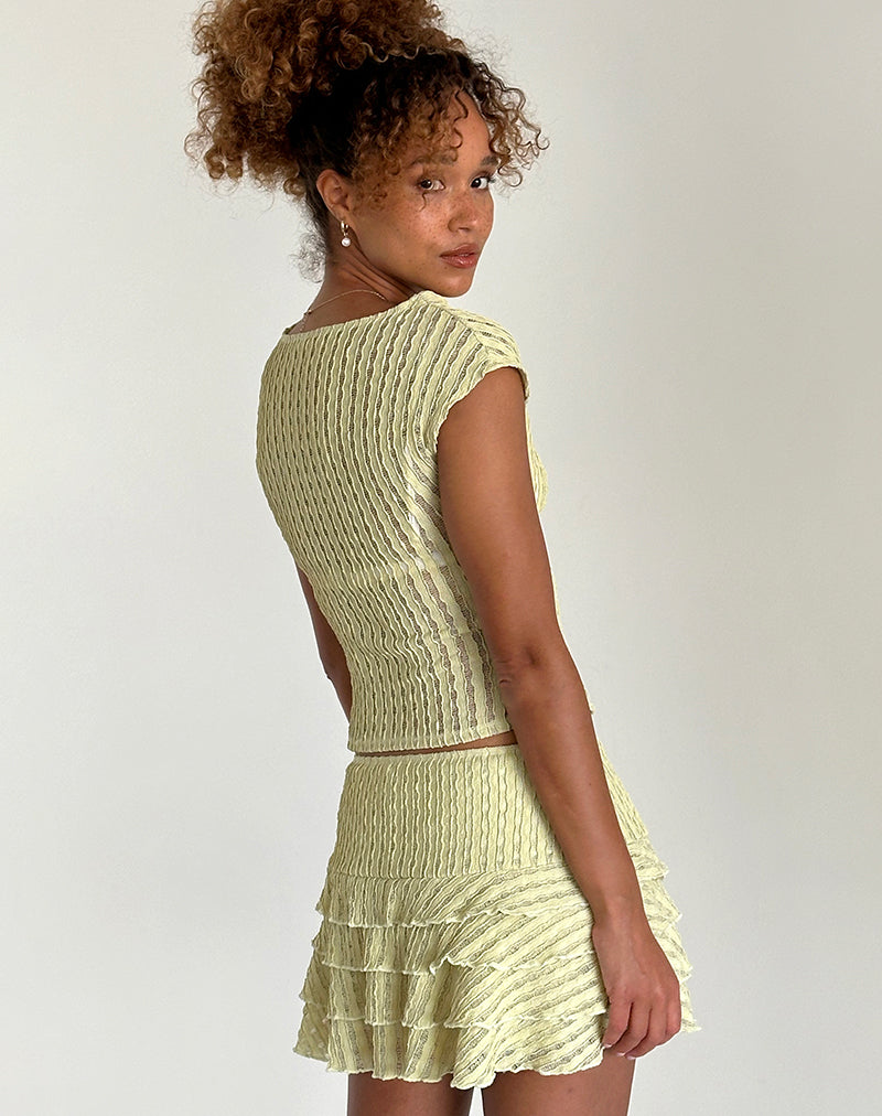 image of Nova Top in Crinkle Sage