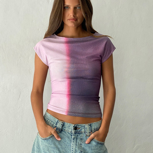 Pink Digi Print Top | Nova – motelrocks-com-us