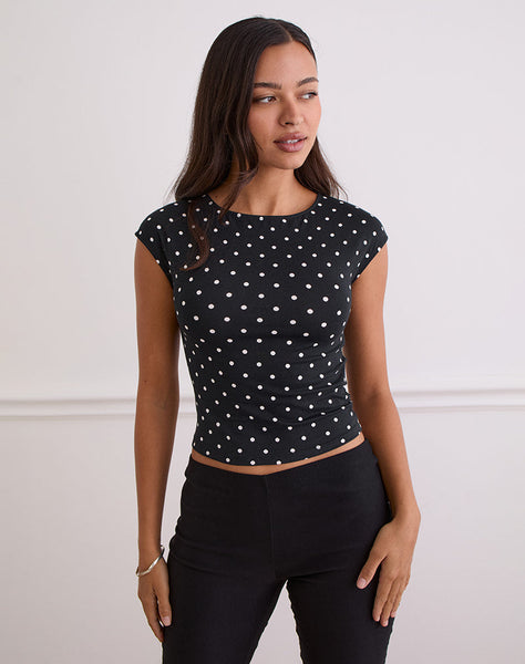 Nova-Top-Black-Polka-