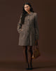 Image of Lirena Longline Coat in Polka Brown