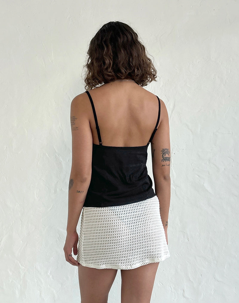 Image of Oruto Skirt in Knit Ivory
