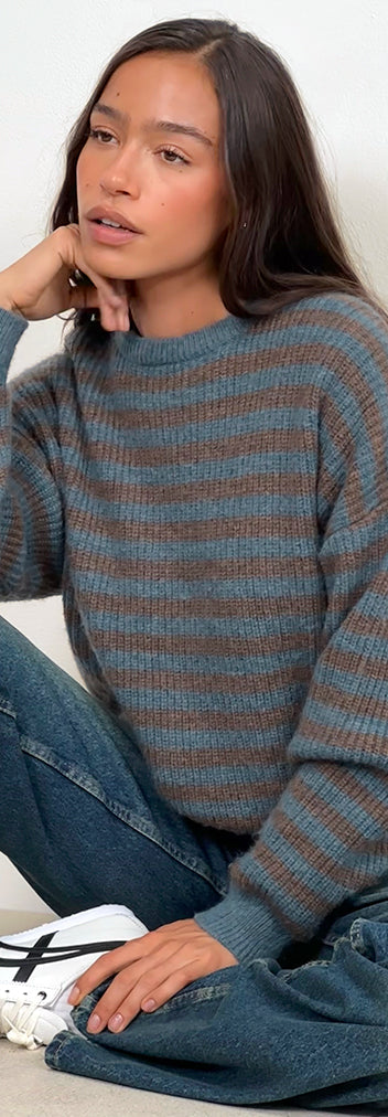 Orla Jumper | Women's Autumn Striped Knit Jumper main image 0