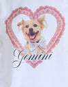  White with Gemini Motel Pet Print