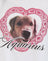 White with Aquarius Dog Graphic