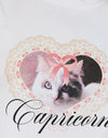 White with Capricorn Motel Pet Print