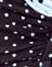   Black and Blue Polka with Frill