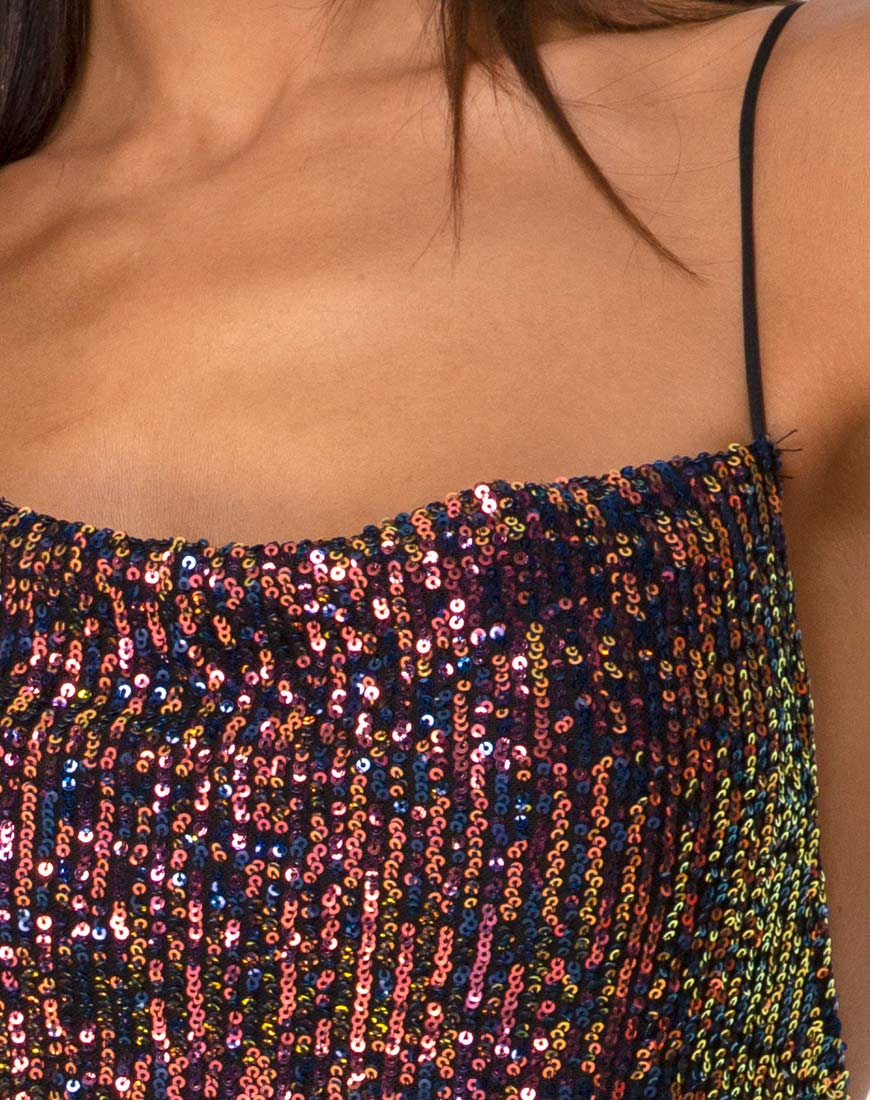 rainbow burgundy dress Prom 