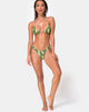 Image of Pami Bikini Bottom in Slime Lime Snake