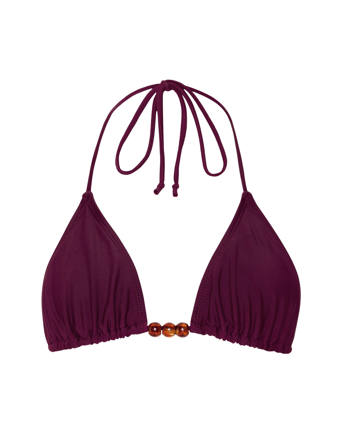 Dava Bikini Top Burgundy