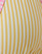 Yellow Stripe with Pink Gingham Binding