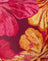 Sketch Hibiscus Burgundy with Contrast Ties