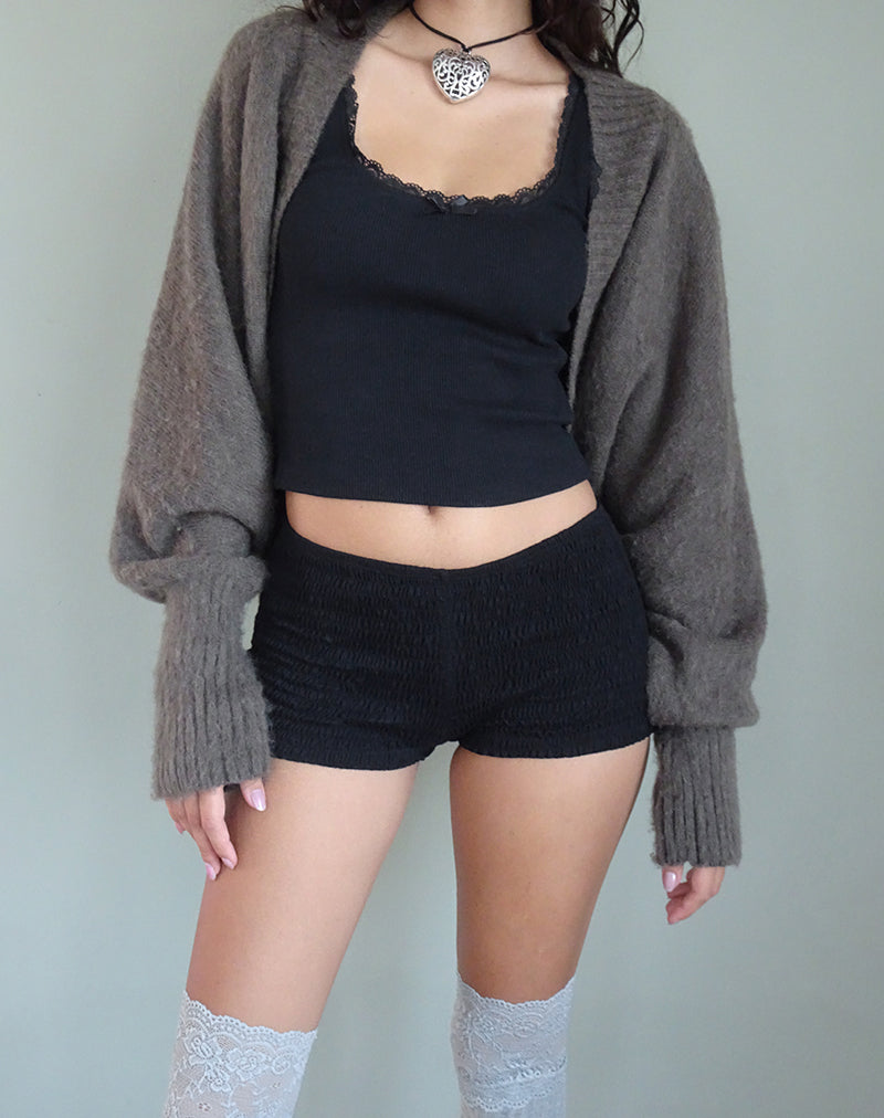 Knitted shrug cardigan hotsell