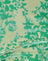 Floral Flock Green and Blue