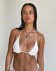 Image of Purna Frill Bikini Top in Cream