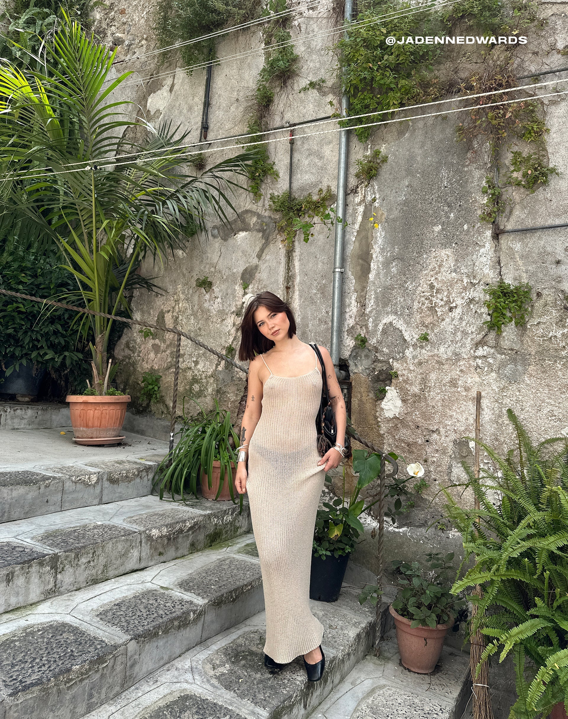 maxi neutral dress Norila Knitted Maxi Dress in Neutral maxi neutral dress Norila Knitted Maxi Dress in Neutral