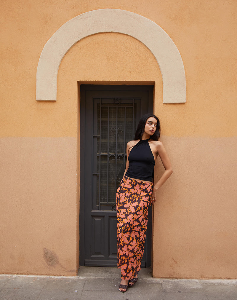 Coral Furnishing Floral Slip Maxi Skirt | Jezza – motelrocks-com-us