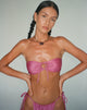Image of Racola Bikini Top in Mauve Shimmer