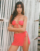 Image of Yargo Mesh Sarong in Scarlet Red