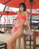 Image of Racola Bikini Top in Scarlet Red