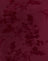Flocked Botanical Flower Maroon