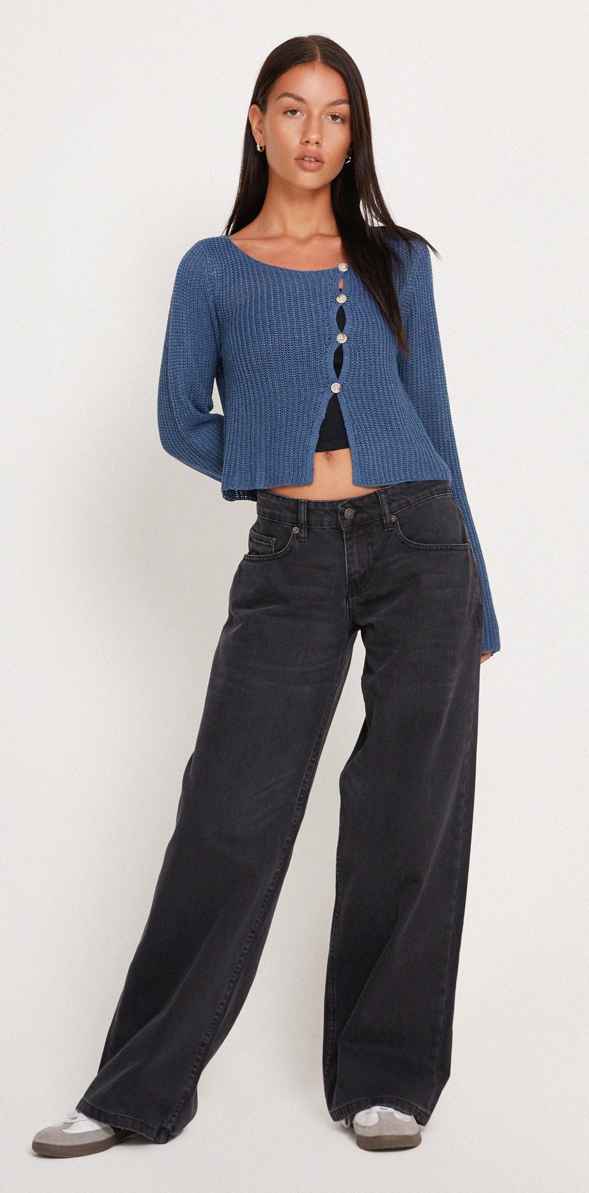 Leo Top Midnight Blue